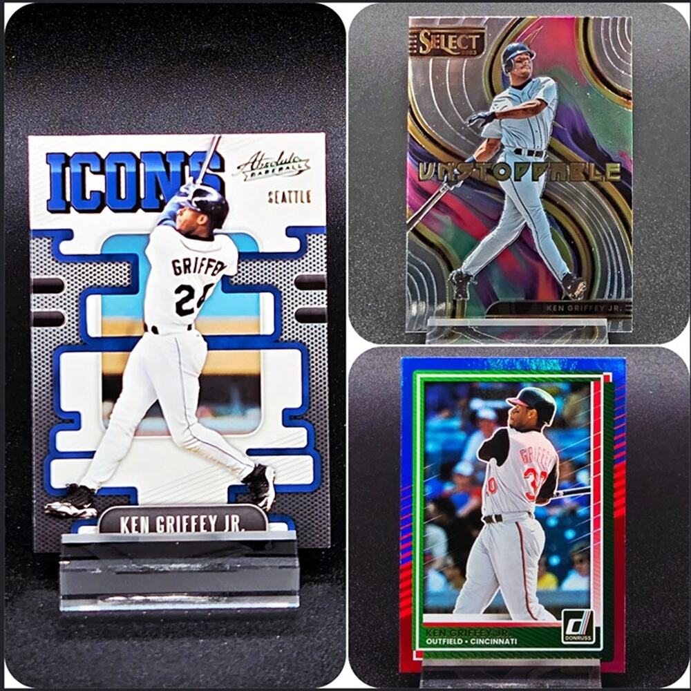 Ken Griffey Jr Unstoppable Icons Foil Seattle Mariners and Cincinnati Reds Star